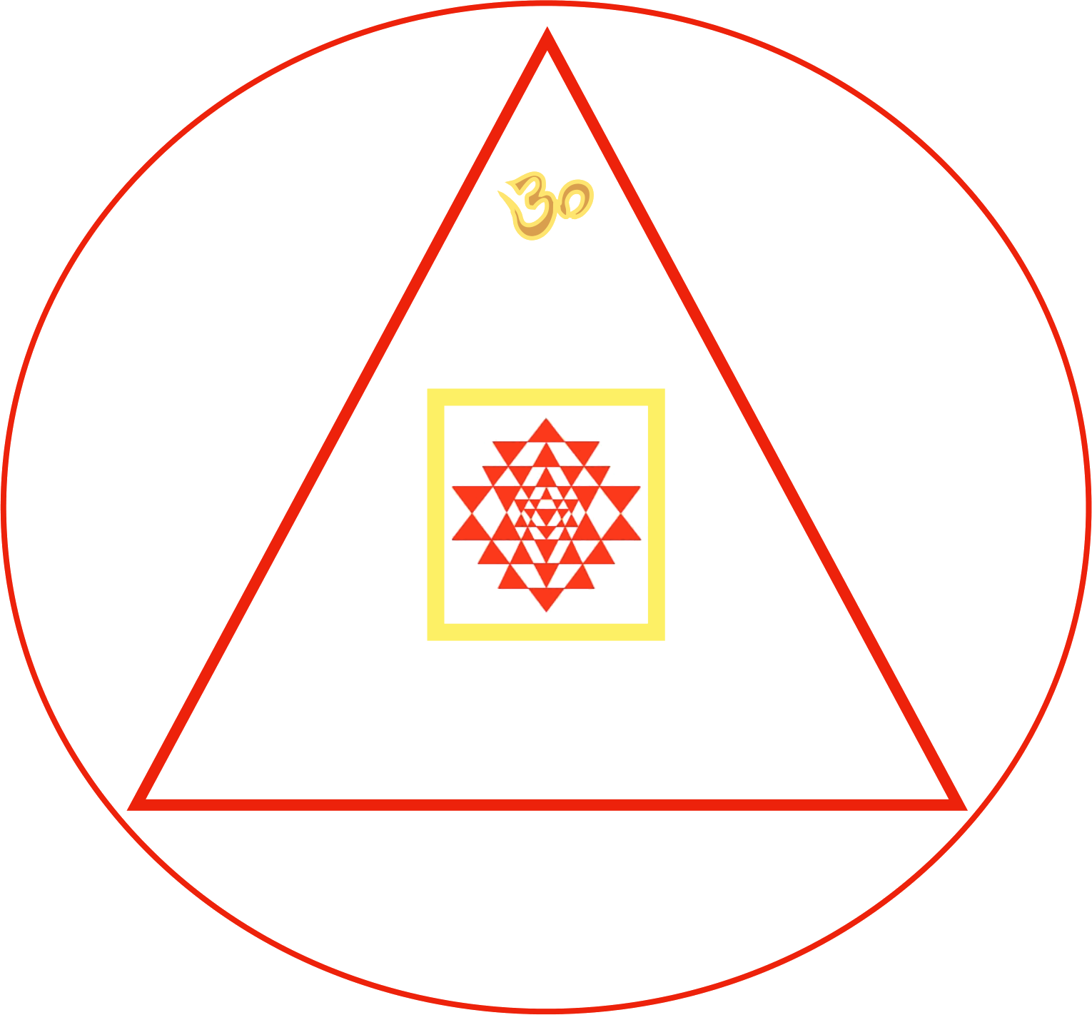 Logo Moksha Yoga — Sri Yantra